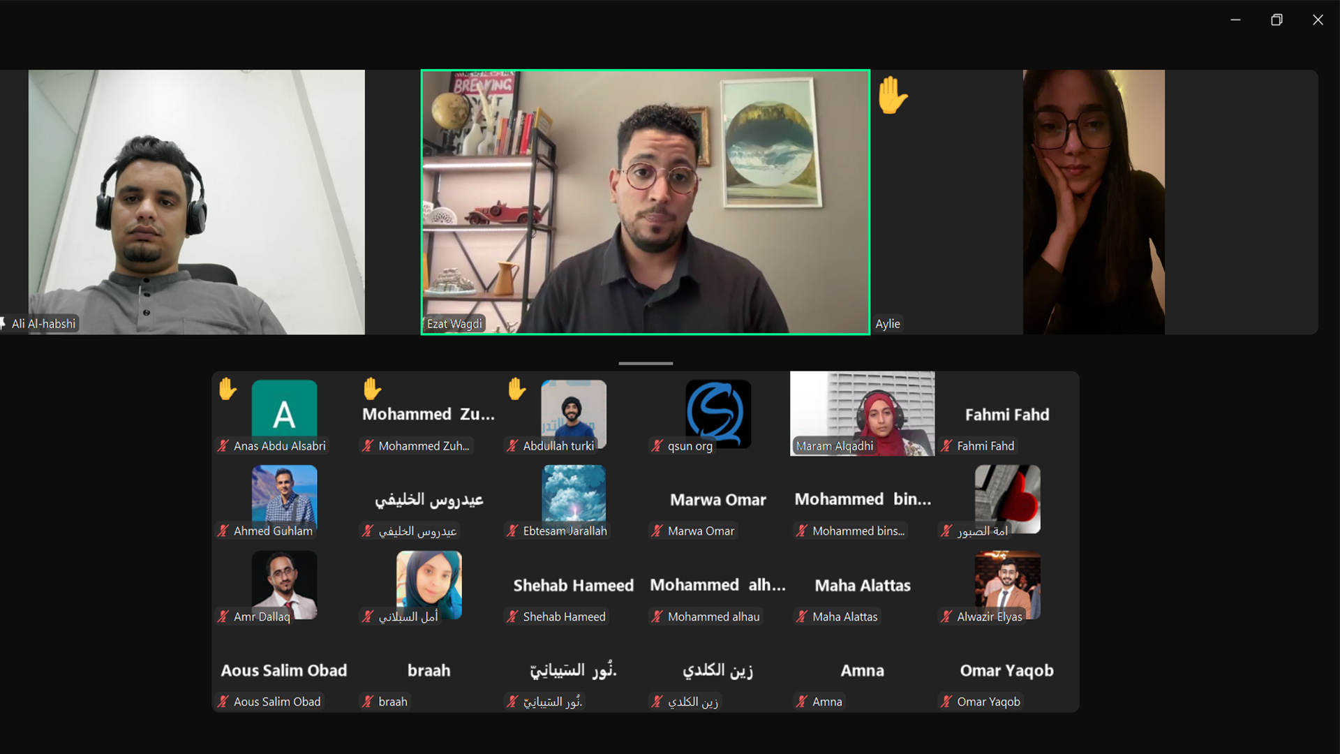 منتج AJ+ عربي عزت وجدي يكشف خفايا السرد القصصي في جلسة حوارية نظمتها كيو سن